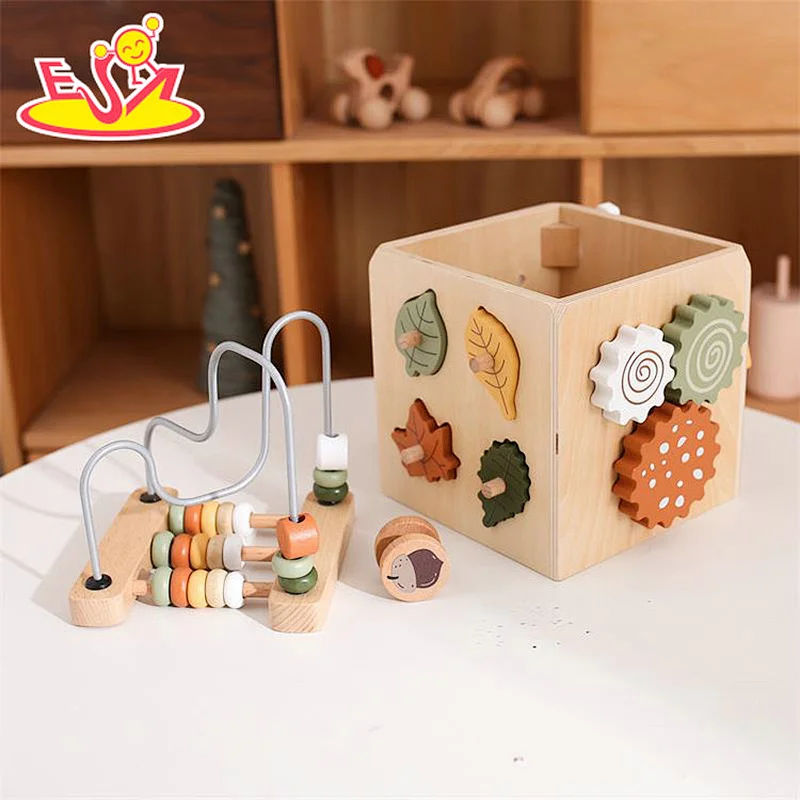 Neues Design Macaron niedliches hölzernes Spielküchenspielzeug für Kinder W10C582